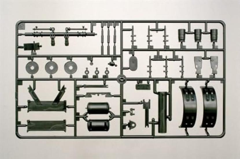PLATZ ITALERI Damper Trailer Plastic Model IT3845 1/24