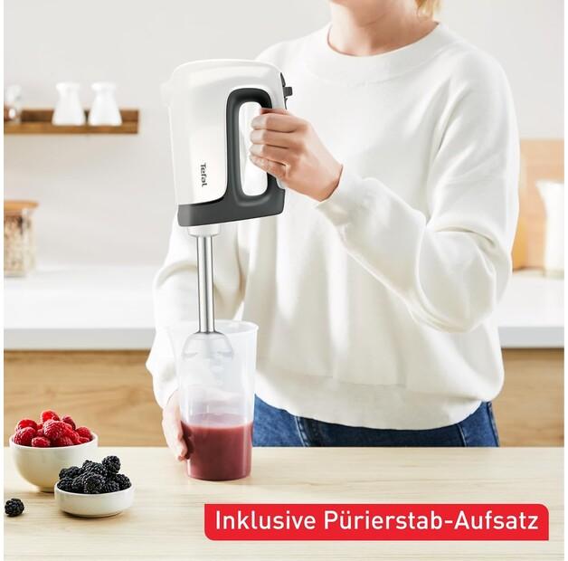 Ручной миксер Tefal HT462 Prep'Mix Plus с насадками (HT462138)