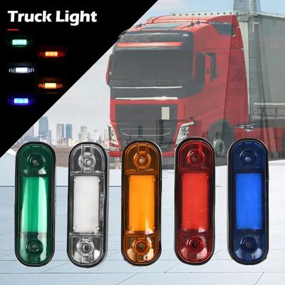 12V- 24V 3LED Treyler Kamyon Yan İşaret Lambası Uyarı Işıkları Yan Kılavuz Sinyal Lambası İşaret Karavan