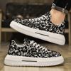 Mode Neue Herbst Plateau Schuhe Dicke Sohle Bedruckt Herren Trendiges Design Vielseitige Höhenverstärkende Sneaker Freizeitschuhe für Herren