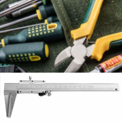 [School Season Special Promotion] Vernier Caliper, Measuring Tool Steel Ruler Portable Inside Groove Caliper Caliper 0-150mm