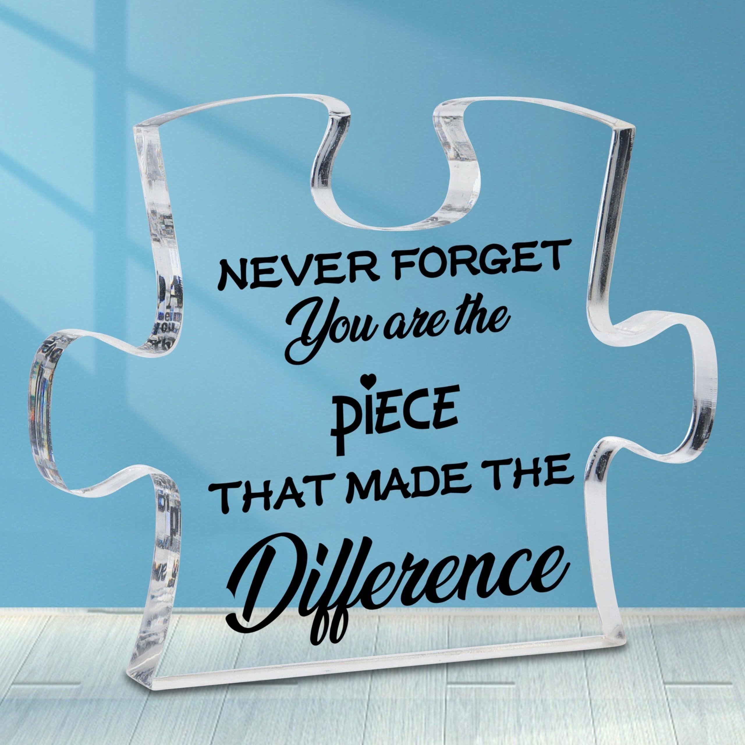 Inspirational Quote, Thank You Retirement Gift for Women and Men, Gift for Colleagues and Employees, Appreciation Gift, Christmas Gift, Nurseries, Ho 10.5*7.5cm