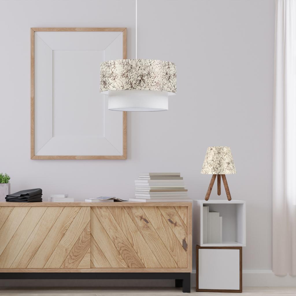 

Двойная люстра из разветвленной ткани и абажур для гостиной Гостиная Спальня