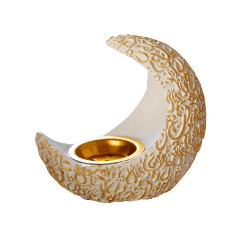 

Moon Resin Incenses Burners Aromatherapies Incenses Burners for Creating Calming Environment in Homes Workspaces белый