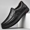 068 Men'S Shoes Outdoor Casual Leather Shoes Low-Top Foot Cover Cowhide Surface Handmade Loafers Casual Shoes Business Single Shoes