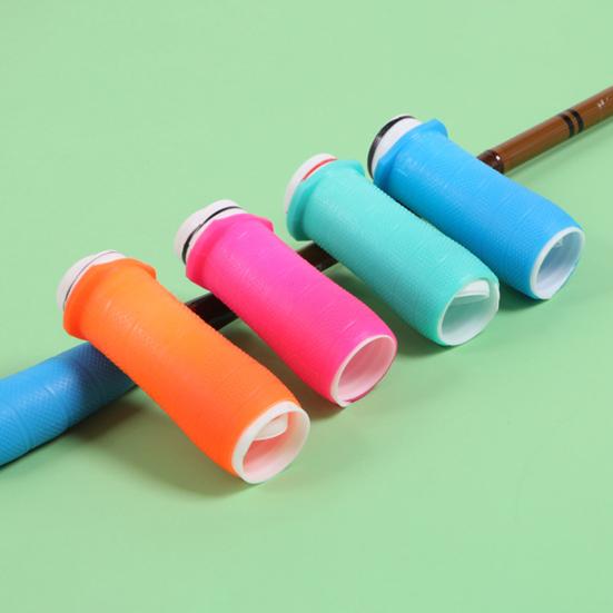 Fishing Rod Cover Anti-Slip Soft Grip Shock Absorption Elastic Quick Disassembly Universal Fishing Rod Sleeve Handle Protector