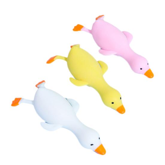 Sand Filled Duck Shape Kneading Squeeze Decompression Toys Animal Ornaments for Gifts