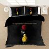 Pennywise-IT Bedding Set Duvet Covers Horror Movie Clown Series Comforter Bedding Sets Bedclothes Bed Linen(NO Sheet) AYR