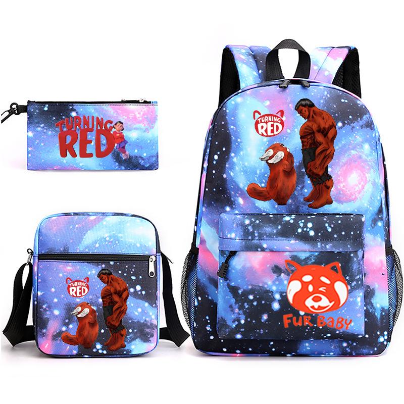 2022 Youth Metamorphosis 3 Sets/piece Laptop Backpack School Teen Girl Student Schoolbag