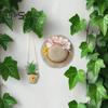 Farmhouse Boho Wall Planter Straw Hat Shoulder Bag Flower Pot Resin Bonsai Plant Pot for Indoor Outdoor Balcony Garden Decor Succulents Dried Flowers