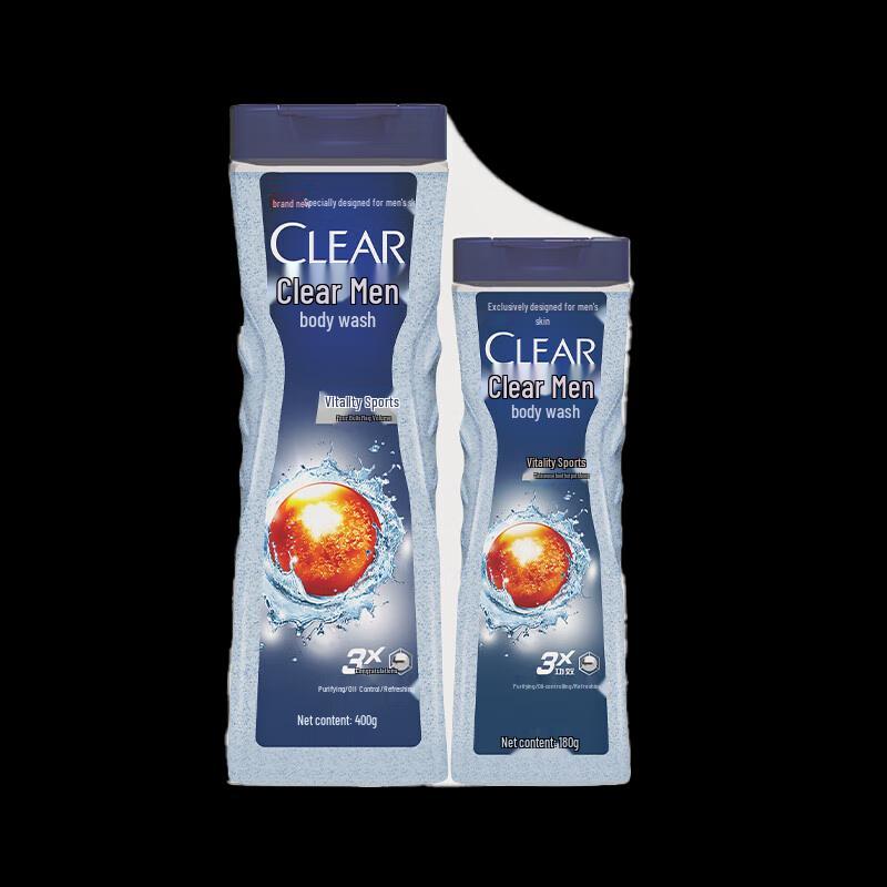 Clear Men's Vitality Sport Body Wash