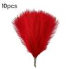 10Pcs Artificial Pampas Grass Decoration Realistic Fluffy Tall Fake Dried Grass Home Office Wedding Party Table Centerpiece Boho Decor