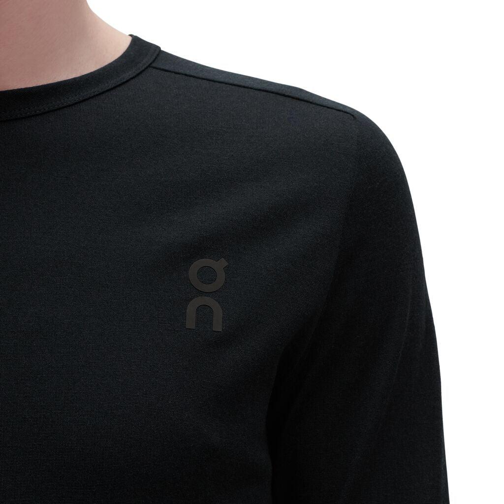 On Merino Lg Sleeve Breathable T-Shirt Men Tops Black 19300738