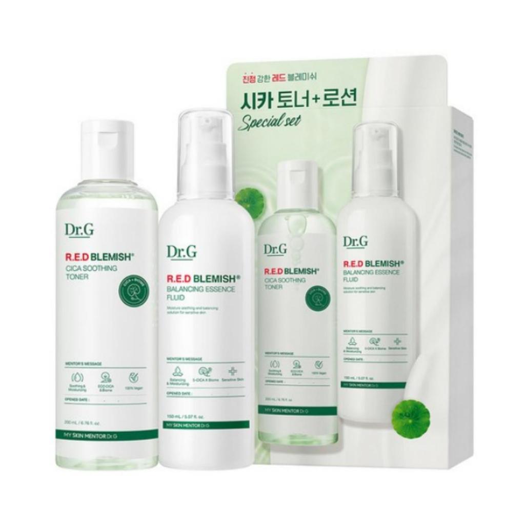Dr.G Red Blemish Cica Toner 200ml + Lotion 150ml Set
