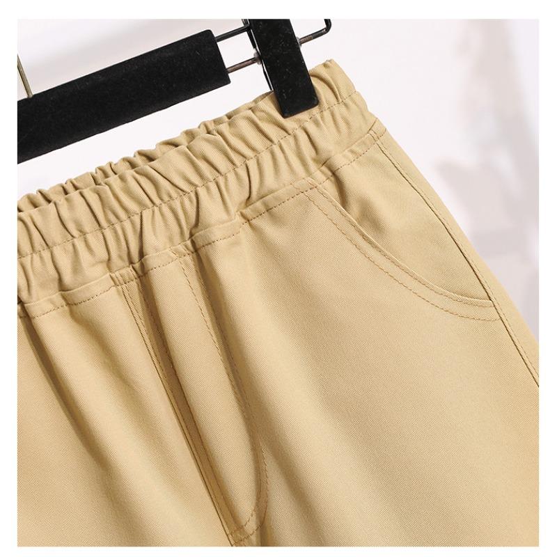 Jarní a podzimní dámské kalhoty Velké kalhoty Volné Pracovní oděvy BF Harajuku Wind Ulzzan Trend I Tide Rovné kalhoty Široké kalhoty