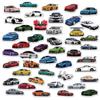10/30/50/100pcs Cartoon Vintage  Racing Car Stickers Cool Graffiti Sticker DIY Laptop Motorcycle Skateboard Decals