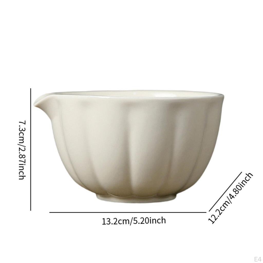 Ceramic Matcha Bowl Porcelain Mixing Container Green Tea Cup for Lovers