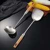 Stainless Steel Ladle Spatula Kitchenware Wooden Handle High-quality Stir Fry Shovel Household Kitchen Cooking Tools Supplies