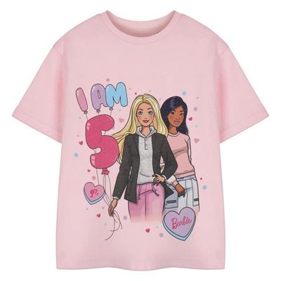 Girls I Am 5 Short-Sleeved Birthday T-Shirt