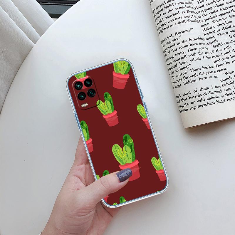 RA33 Watercolour Cacti Succulent Transparent Phone Case for Motorola Moto G7 G8 G9 G84 G85 G73 G24 G15 Z2 Play Power Plus