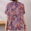 4XL-8XL Plus Size Elegant Women's Blouses Summer Oversize Tops Woman Casual Short Sleeve Shirts
