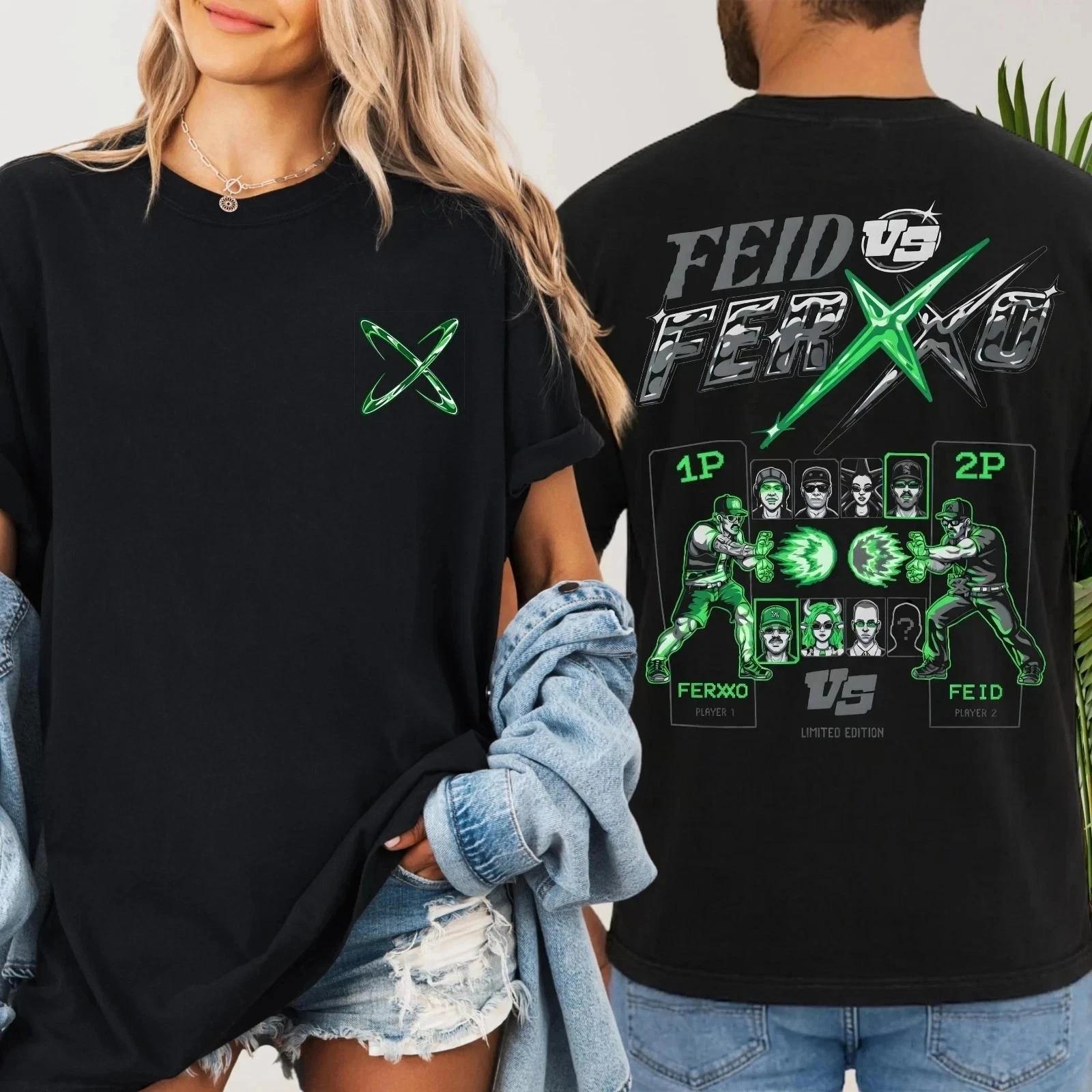 Feid vs Ferxxo USA Tour 2026 T-Shirt Concert Tee M