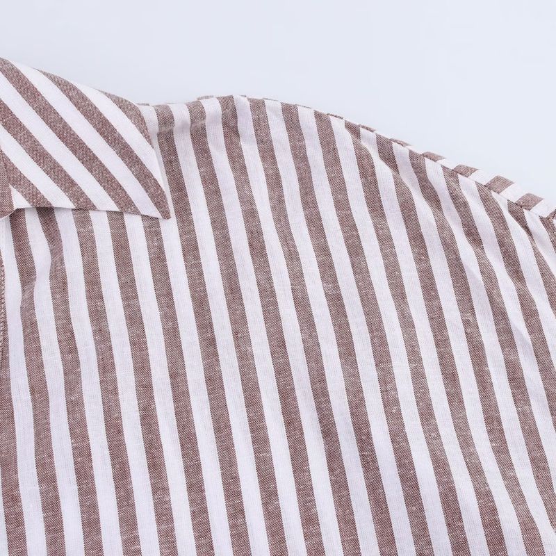 Kaslead New Arrival Women's Fashion Style Fashion All-Match Minimalist Blended Wide Sleeve Shirt 2363801