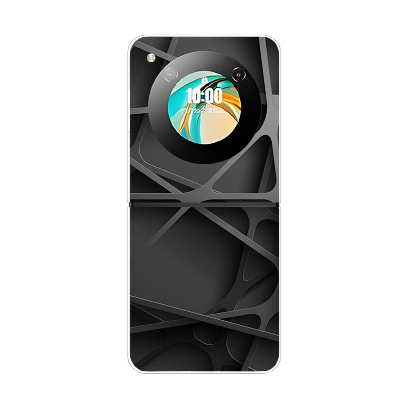 Pevný PC kryt pre ZTE Nubia Flip 2 Nárazuvzdorné puzdrá na telefón pre ZTE Libero Flip 2 5G Zadný priehľadný kryt Flip2 Coque Funda