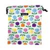 Hanna Hula Deodorant Drawstring Pouch M Size Cookie Grape Water Resistant Antibacterial Diaper Bag