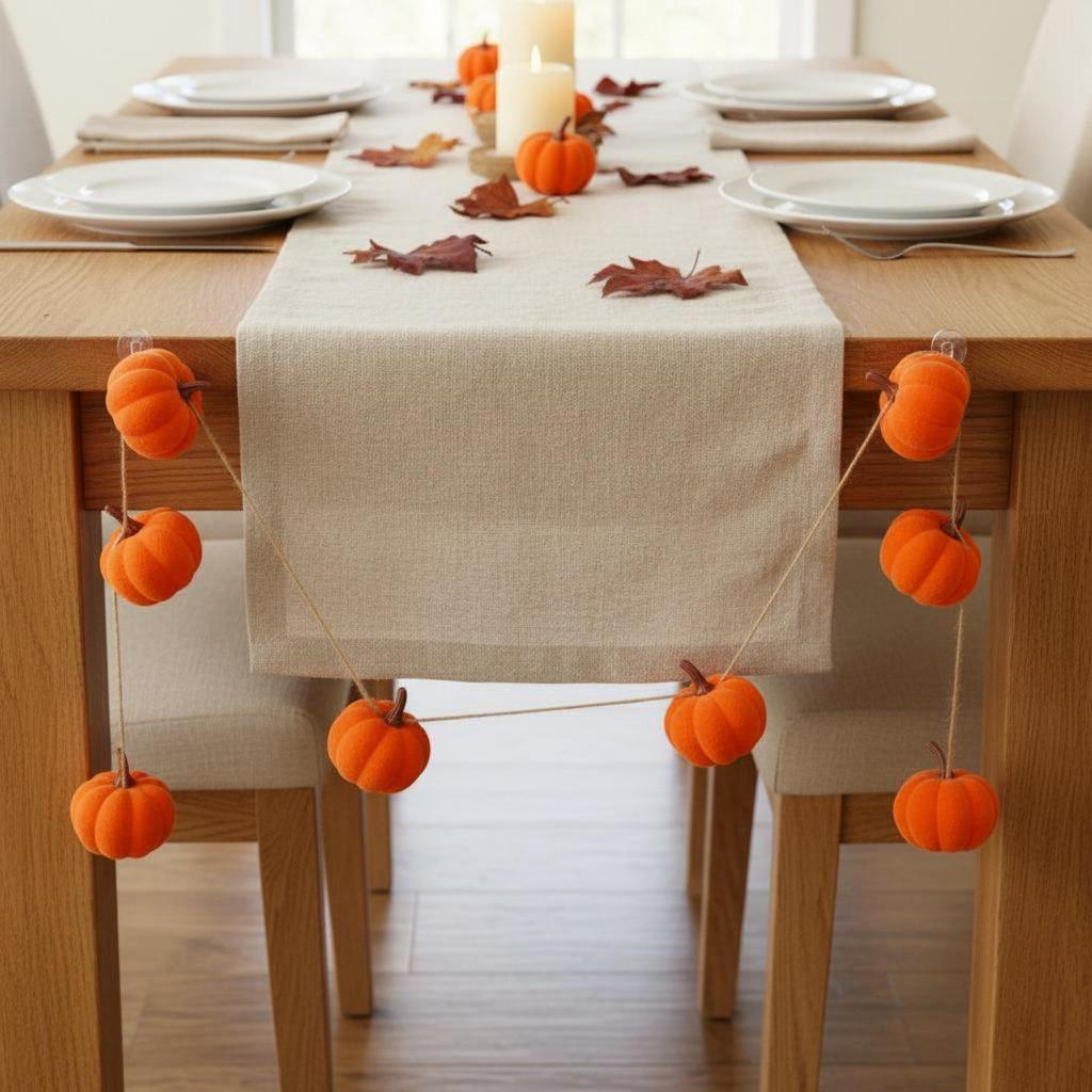 Artificial Pumpkin Vine Festive Atmosphere Holiday Decoration for Halloween