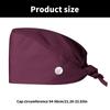 Working Hat for Women Man Solid Color Scrub Caps Doctor Hat Nurse Hat Adjustable Surgical Caps Beauty Salon Working Hat