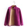Polar Fleece Jacket Plus Velvet Loose Plus Fat Plus Size Women's Fleece Fleece Autumn and Winter Spring Clothes