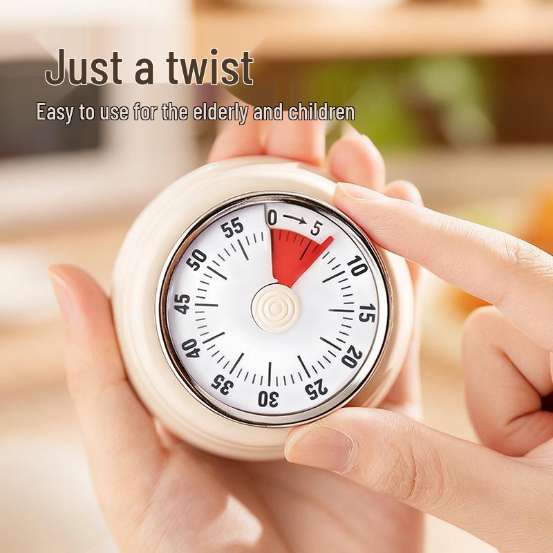 Magnetic Kitchen Timer: Mechanical Cooking & Time Management Alarm Clock