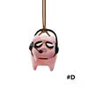 Cute Pig Car Accessorie Swing Pig Car Pendant Auto Rearview Mirror Pendants Birthday Gift Auto Decoraction Ornaments Coche