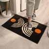 Modern Abstract Art Microfiber Bath Mat Flocking Bathroom Rug Decorative Carpet Non-slip Absorbent Shower Door Mat Foot Pad