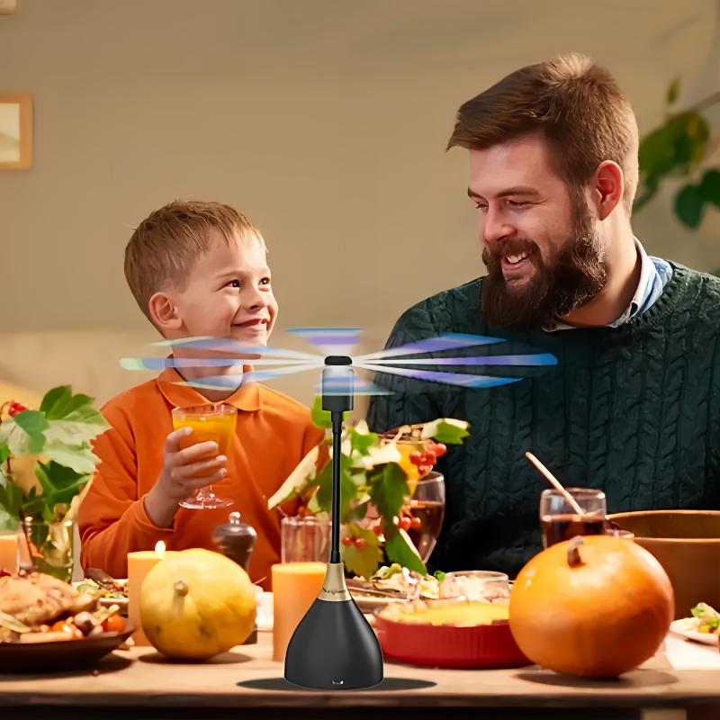 2ks/3ks Ventilátor odpuzující mouchy Ventilátor hubící mouchy Ochrana jídla, Tichý a účinný odpuzovač much, Ideální volba pro rodinu nebo kempování