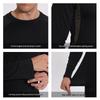 Men's Quick-Dry Fleece-Lined Base Layer for Outdoor Sports, Hiking, Mountaineering, Skiing, and Fitness