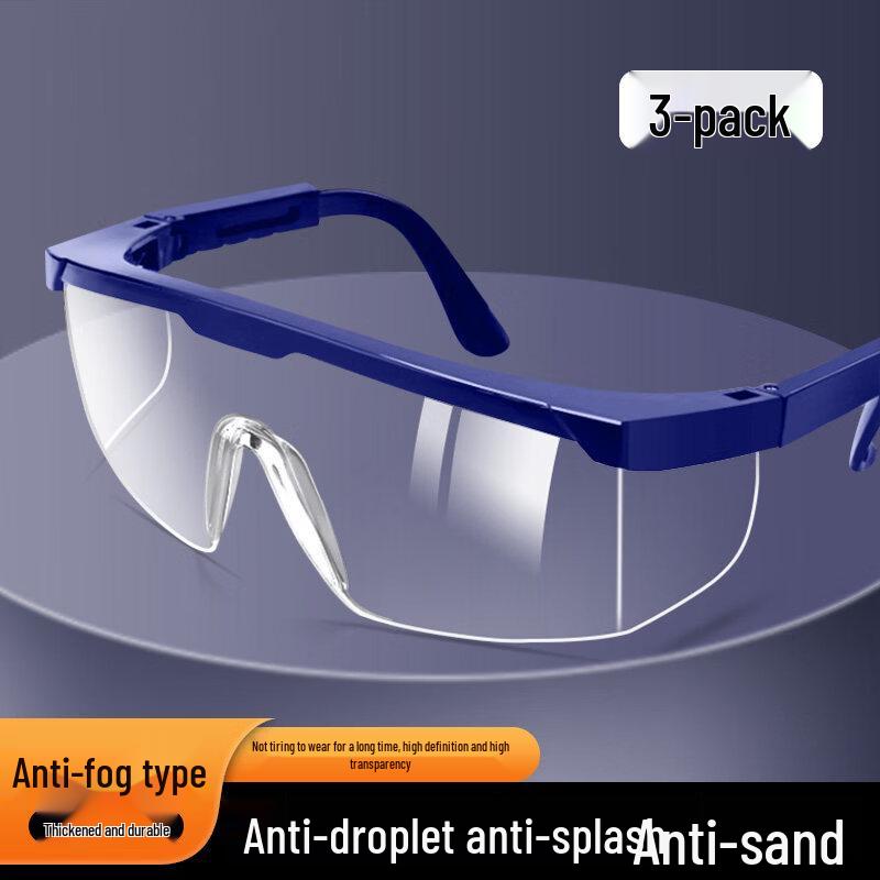 Ally Anti-Fog Windproof Safety Goggles (3-Pack)