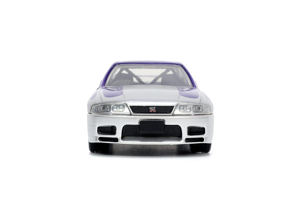Fast & Furious 1:32 1995 Nissan Skyline GT-R (BNCR33) Diecast Car Toy for Kids and Adults