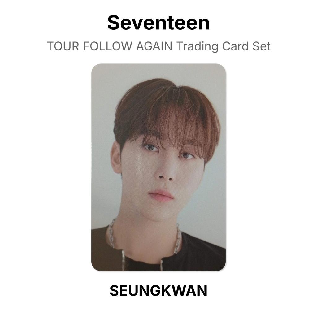 Seventeen TOUR FOLLOW AGAIN Trading Card Set Official Photocard