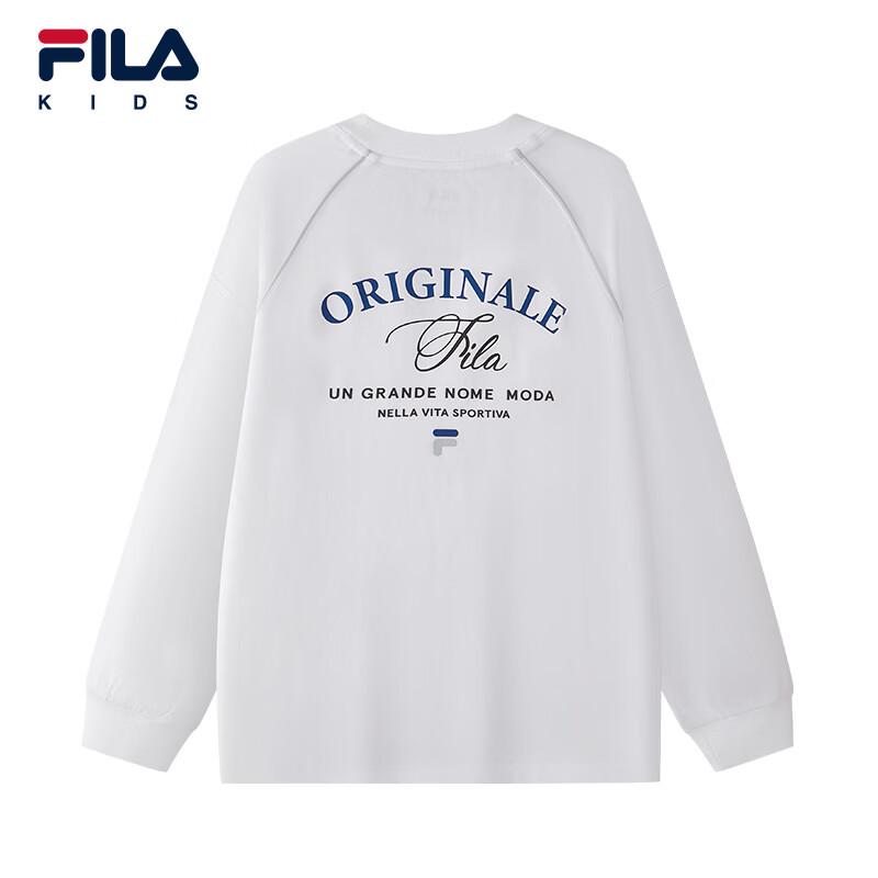 Fila Junior Boys' Long-Sleeve Crewneck T-Shirt