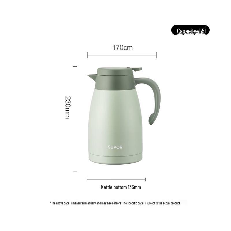 SUPOR 304 SS Vacuum Insulated Thermos Pot