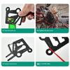 Multitool Card Survival Tool Card Includes Ruler Screwdriver Keychain For Emergency Survival Daily Use