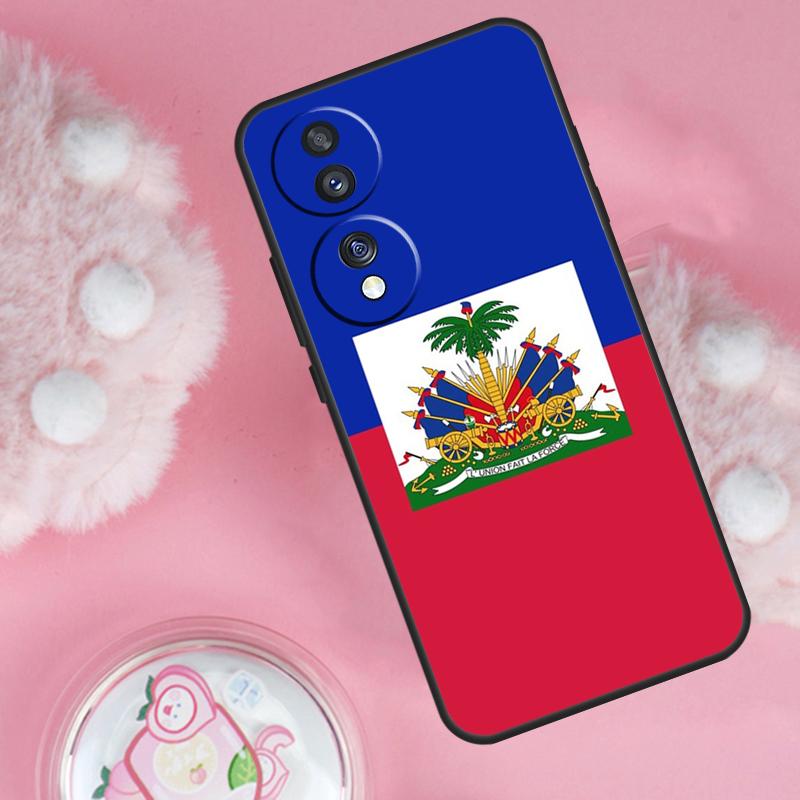 Haiti Haitian Flag Case For Honor 200 Pro 50 70 90 Lite X9b X9a X8b X8a X8 X9 X9c Honor Magic 7 6 5 Lite Cover