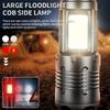 30W Powerful LED Flashlight TYPE-C Charging Ultra Bright Telescopic Zoom Light Handheld Long Range Outdoor Emergency Light