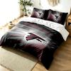 Atlanta Falcons 3-teiliges Bettwäsche-Set Einfaches Modernes Bettwäsche-Set Knitterfest Weicher Stoff Ganzjahresnutzung ein perfektes Geschenk