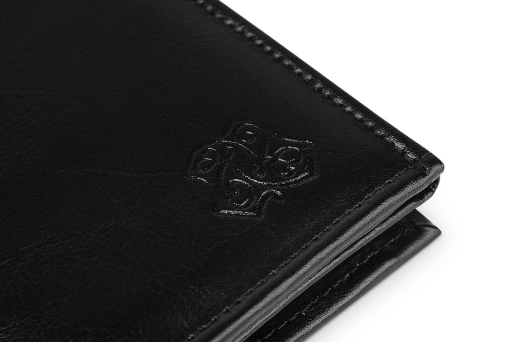 Men' Leather Wallet Kantyk Black
