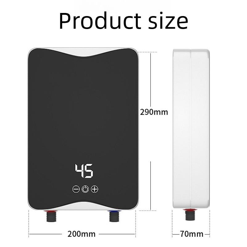 Mini Instant Electric Water Heater Small Kitchen Treasure Water Heater Fast Heating Constant Temperature Hot Water Shower Set