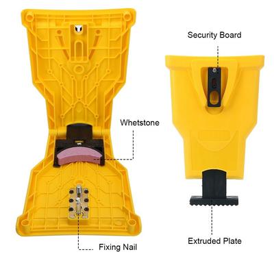 6Pcs Fast Grinding Sharpening Small Whetstone with Teeth Portable Chainsaw Sharpener Durable Practical