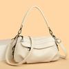 Retro Classic Multi-layer Large Capacity Single Shoulder Bag Summer Style Women's Crossbody Bag Simple and Versatile Texture Small Bag